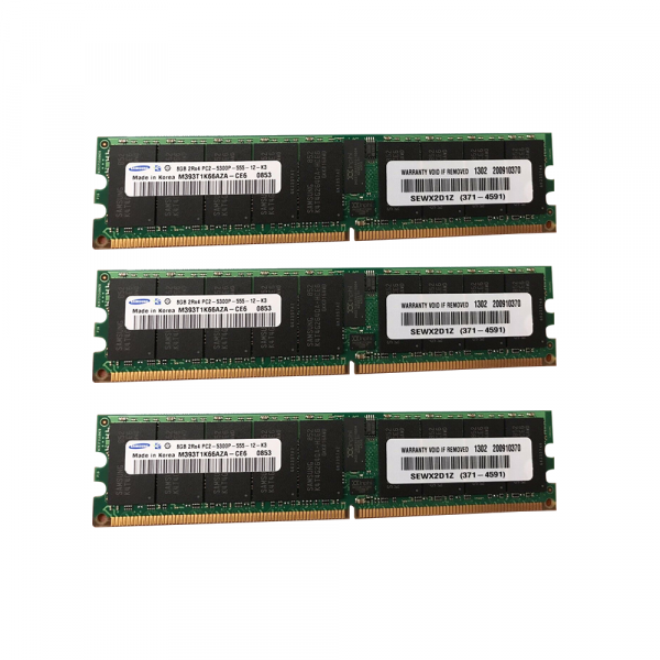 Sun SEWX2D1Z compatible 64GB Kit 8 x 8GB DIMMS for M3000 371-4591